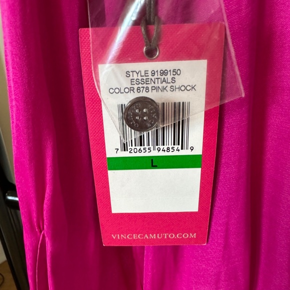 Vince Camuto Blouse NWT - fuchsia / hot pink Women's L - Picture 4 of 4